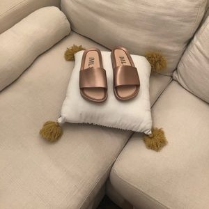 MELISSA JELLY Slides rose gold